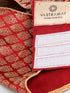 Dogs' Maroon Woven Silk Blend Lehenga Choli Set
